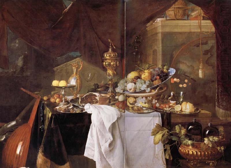 Jan Davidsz. de Heem Fruits et vaisselle:un dessert china oil painting image
